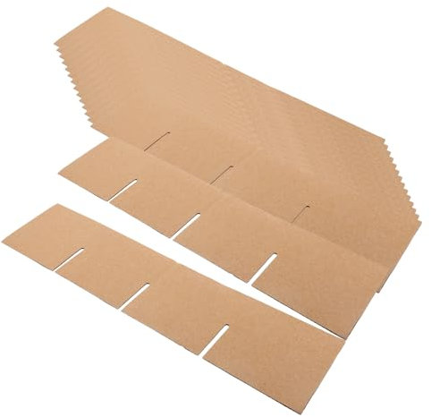 6 StüCk/ 1 Set Karton TrennwäNde FüR Umzugskartons - Schutzplatten FüR Gläser Und Zerbrechliche GegenstäNde 82 * 82 * 80Mm FäCher Wiederverwendbar Einfach Zu Verwenden