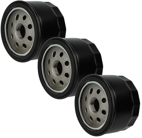 vhbw 3x Filtre à huile compatible avec John Deere LTR166, 318, LT166, LTR155, LT155 moteur pour tondeuse à gazon, tondeuse sur roue