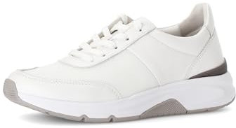 Gabor Damen Low-Top Sneaker, Frauen Halbschuhe,schnürschuhe,schnürer,straßenschuhe,Strassenschuhe,Sportschuhe,Weiss,41 EU / 7.5 UK