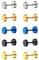 GUTERTOP 5 Paare Medizinische Ohrringe Chirurgenstahl Damen, 5mm Ohrstecker Titan, Antiallergische Ohrringe für Helix Tragus Knorpel