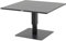 Hespéride - Table de Jardin relevable carrée salimia Graphite 110 x 110 x 69cm en Aluminium