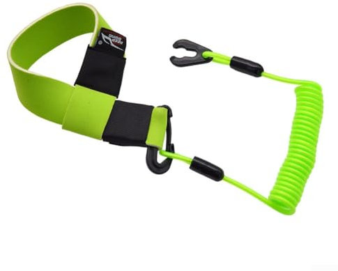 ZAMETTER Lanière de sécurité fiable avec sangle réglable en néoprène pour jet ski Yamaha Vert B