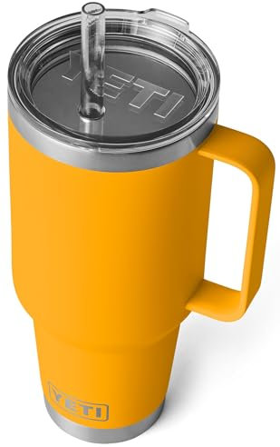 YETI Rambler Straw Mug, Stainless Steel Vacuum Insulated Mug with Stronghold Lid, Beekeeper, 42 oz (1242 ml)