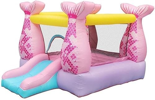 ZBORAVPIX Castillo Hinchable, Castillo Hinchable con Tobogán y Trampolín 280x215x195cm