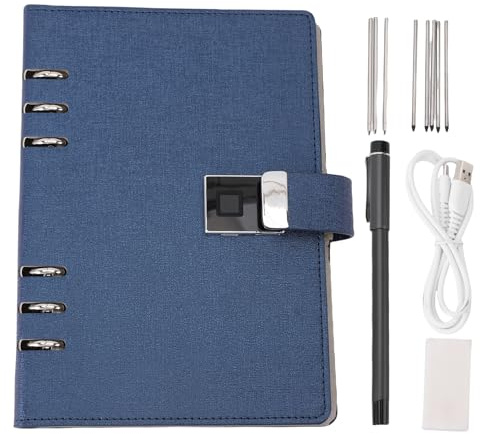 Phefop AI Transkription Digitales Notizbuch mit Smart Pen, Echtzeit -Synchronisation Wiederverwendbares Notizbuch Zum Hinweis