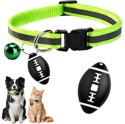Dandin Cat Tracker, Cat Tracker Collar with No Monthly Fees, Mini Pet Tracker for Cats and Dogs, Dog Tracker, GPS Tracker Compatible with iOS, Worldwide Location Tracking, Luggage Tracking