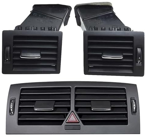 Auto Auslassgitter Kompatibel Mit Mercedes Für Benz Für R280 Für B180 Frontkonsole Zentrale Klimaanlage AC Vent Grille(Full set of)