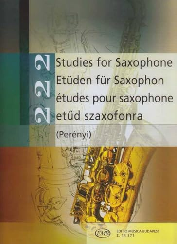 222 Etüden für Saxophon.