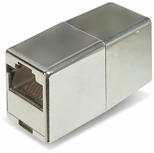 Netzwerkkabel-Verbinder Cross-Over RJ45 auf RJ45-Kupplung 8-adrig metallisiert