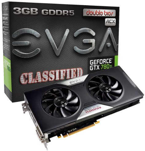 EVGA NVIDIA GTX 780Ti Grafikkarte (3GB, HDMI, DVI-I, DVI-D, PCI-E)
