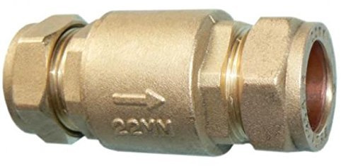 22mm Full Flow Spring Check Valve