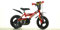 Dino Bikes Jungen Kinderfahrrad rot 123GLN Jungenfahrrad – 12 Zoll | TÜV geprüft | Original | Kinderrad mit Stützrädern - Das Fahrrad als Geschenk für Jungen