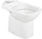 Roca,Debba,SQUARE - Taza con salida horizontal para inodoro de tanque bajo,Blanco,355mm x 655mm x 760mm,A342997000