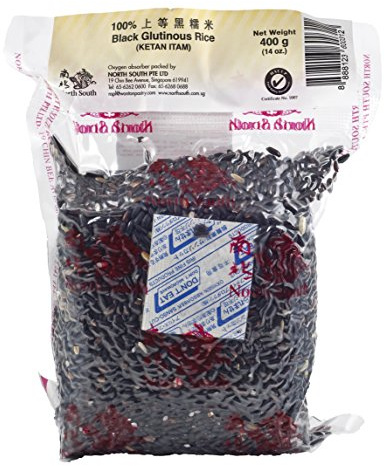 North South Reis Kleb schwarz, 30er Pack (30 x 400 g)
