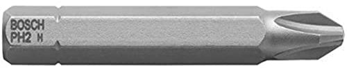 Bosch Professional Bit Extra-Hart für Phillips-Kreuzschlitzschrauben (PH2, Länge: 51 mm, 3 Stück) 2607001522