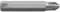 Bosch Professional Bit Extra-Hart für Phillips-Kreuzschlitzschrauben (PH2, Länge: 51 mm, 3 Stück) 2607001522