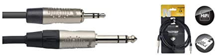 Stagg 20860 3 m 1x Stereo Mini Deluxe Audio Cable - Black