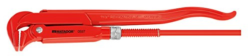 MATADOR Rohrzange 90°, DIN 5234, Form A, 2 Zoll / 0-70 mm, 0597 0003