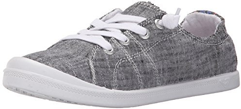 Roxy Rory Slip On-Zapatillas Deportivas, Mocasín Plano Mujer, Negro, 40 EU