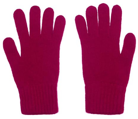 Gants 100% laine d'agneau pour femme, Rose