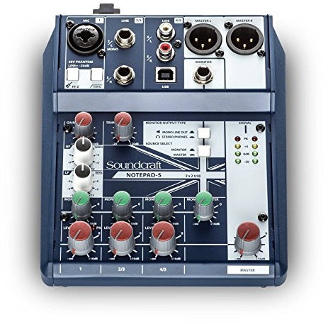 SOUNDCRAFT NOTEPAD-5 Mezclador