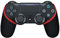 SMART GRIP Controller Hülle - kompatibel zu PS4 - Das ultimative Controller Anti-Sweat und Anti-Rutsch Upgrade, Waschbar (Schwarz/Rot)