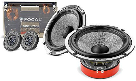 Focal Utopia M 165W-XP - Juego de altavoces de componentes de audio para coche de dos vías de 6.5 pulgadas.