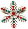 Amosfun Weihnachten Schneeflocke Brosche Pin Strass Pin Weihnachten Party Kleid Schmuck für Frauen Mädchen