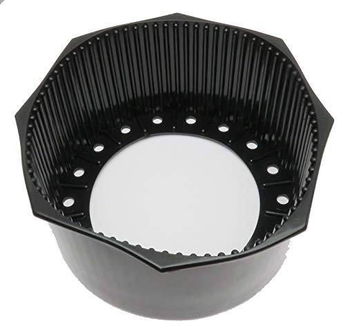 Namvo 1 pieza de plástico PVC negro base de buceo 12L cilindro tanque cargador