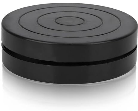 Drehen Sie Die Drehteller-Töpferscheibe 11,5 cm Bildhauerrad, Universal Drehteller 360° Rund Drehplatte,Schwenken Drehscheibe,Doppelseitig Kuchen-Drehteller,Mal-Drehtischständer Für Keramikskulpturen