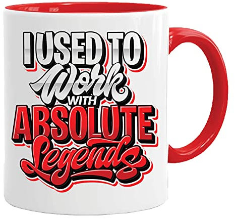 Legend Mug | Work Leaving Gifts | I Used to Work with Absolute Legends Mug | Funny Work Gifts | Gifts for Work Colleagues | Funny Retirement Gift | Leaving Gifts for Colleagues
