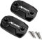 ZESIDIMO Bouchons de réservoir d'huile de frein moto accessoires pour Yamaha XMAX 125 250 300 X-MAX XMAX250 XMAX300 XMAX125 2018-2024 (Noir)
