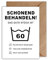 WBdesignz Lustige Geburtstagskarte mit Umschlag - Schonend Behandeln! 60. Geburtstag Geschenkkarte Happy Birthday - 60ter Geburtstag Witzige Wäsche Karte (DIN A6)