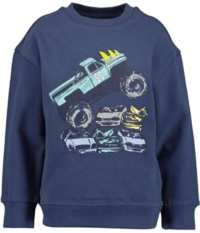 Blue Seven Jungen Sweatshirt Trucks 571 - DK BLAU 92