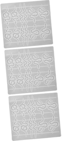 HOODANCOS 3stücke Snake Shape Ohrringform Kreatives Schmuck-mould Für Trendige Ohrstecker Und Langlebig Und Wiederverwendbar Für Bastelprojekte