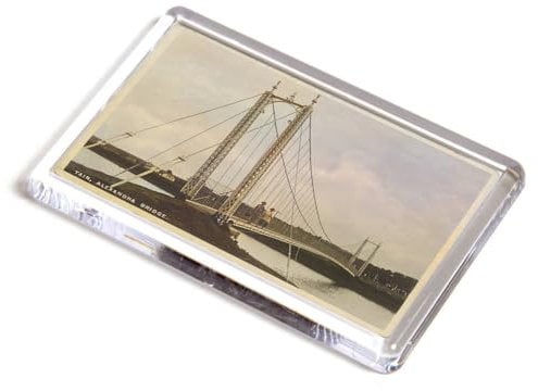 FRIDGE MAGNET - Vintage Scotland - Tain. Alexandra Bridge (b)
