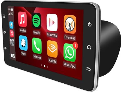 Per Smart Fortwo Forfour 453 (2015-2019) CarPlay Radio Dash Kit 9 pollici Touch Screen Aggiornamento Android Auto Full Screen Netflix Spotify Android 13 Navigazione GPS Supporta telecamere di backup