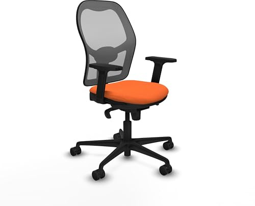 Piqueras y Crespo Jorquera Ergonomische Industriestühle für 8 Stunden Nutzung, maximales Gewicht 120 kg, mit 2D-Armen, Synchronmechanik in 5 Positionen, 1D-Lendenwirbelstütze, feste Rückenlehne und