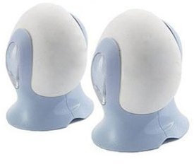 2 X REUSEABLE Damp Moisture Absorbing DEHUMIDIFIER Egg Twin Pack Portable New