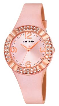 Calypso Damen Analog Quarz Uhr mit Plastik Armband K5659/2