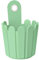 Emsa 518106 Mini Fässchen Landhaus, Blumentopf im Landhaus-Stil, Ø 6,5 cm, weißgrün