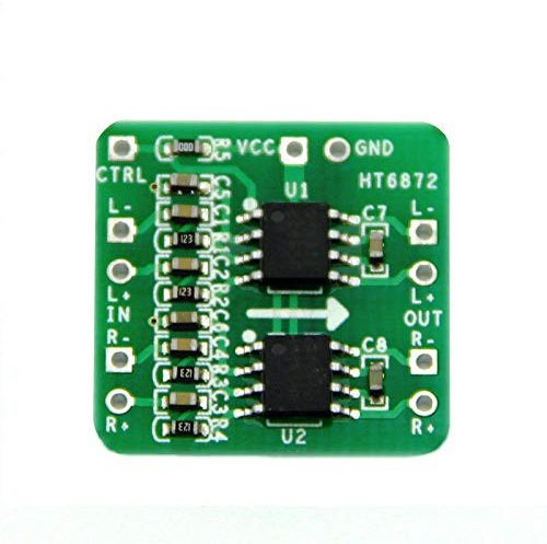 HT6872 Differentialverstärker-Platine, 2 x 3 W, digital, Klasse D, Audio-Verstärker-Modul, Differenzialeingang, 3,6–6,5 V
