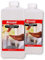HANDDESINFEKTION Gel 2x 1000 ml Euroflasche Desinfektionsmittel für Hand Haut Hände Desinfektion Händedesinfektion Desinfektionsgel Geldesinfektion gelförmig