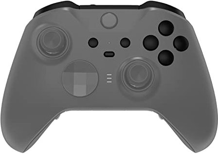 eXtremeRate Tasti Pulsanti Ricambio per Xbox Elite Series 2 Controller,LB RB LT RT Bumper Grilletti Pulsante Profile Switch per Xbox Elite Series 2 Core Joystick Model 1797-Nero