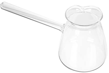 Tomaibaby Türkische Kaffeekanne Türkische Topf Classics Türkischen Topf Borosilikatglas Herd Tee Maker Cezve Milch Wärmer Heißer Schokolade Maker 450Ml Türkischer Kaffeekanne