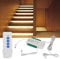Intelligent Motion Sensor LED Stair Lighting Set - Smart Step Lights for Indoor Home, Cuttable Strip Light (16 Stairs, Warm White 2700K)