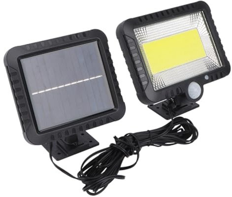 Veemoon 2pcs Solar Sensor Light Human Body Detection for Outdoor and Garden Rated and Easy to Install Solar Wall-Mounted Lamp