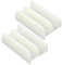 Louttary M6219 Guide Inférieur de Porte de Douche Coulissante pour Porte de Douche Coulissante (à Suspendre par le Haut) Guide de Porte de Douche, Canaux de 1/2 Po, Paquet de 2