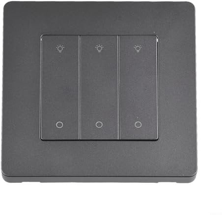 Dimmer Switch Light Dimming Dimmable 1-3Gang Scheduled And Remote Control Easy Install For Smart Dimmer Switch Automated Lighting(3 Gang Grey)