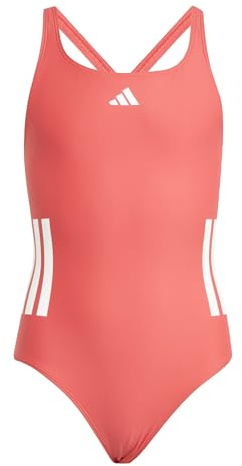 adidas Unisex Kids 3-Streifen C-Back Kids Badeanzug